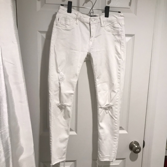 SOLD White denim - Picture 3 of 4